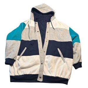 Reversable vintage wind breaker